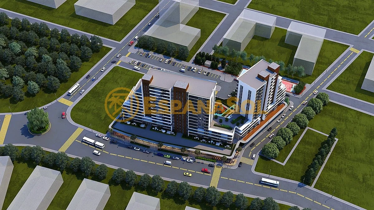 Apartments mit Pool in Bornova — Izmir, direkt an der Metro in İzmir (zdjÄ™cie 5)