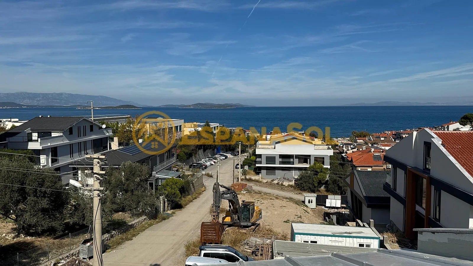 Domy z Widokiem na Morze, Ogrodem i Basenem w Urla Izmir