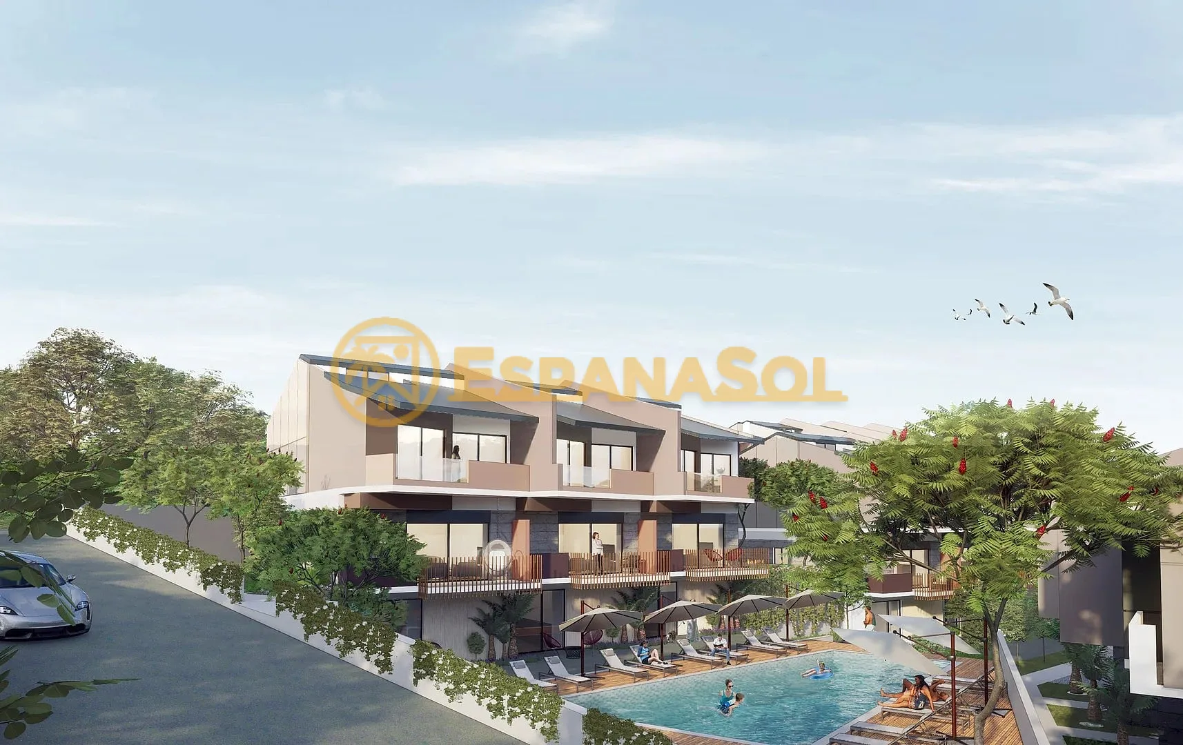 Casas adosadas con piscina y jardín — Urla, Izmir en İzmir (zdjÄ™cie 3)