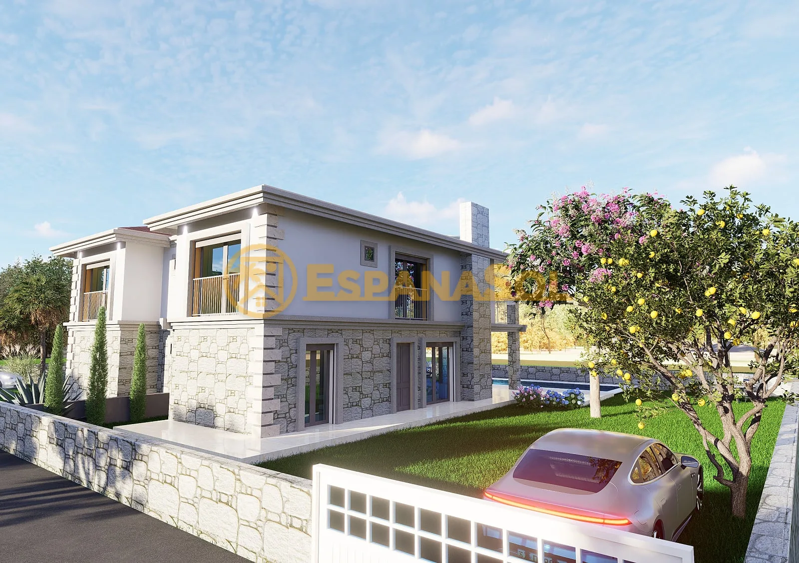 Villa con piscina y jardín junto al mar — Çeşme, Izmir en İzmir (zdjÄ™cie 2)