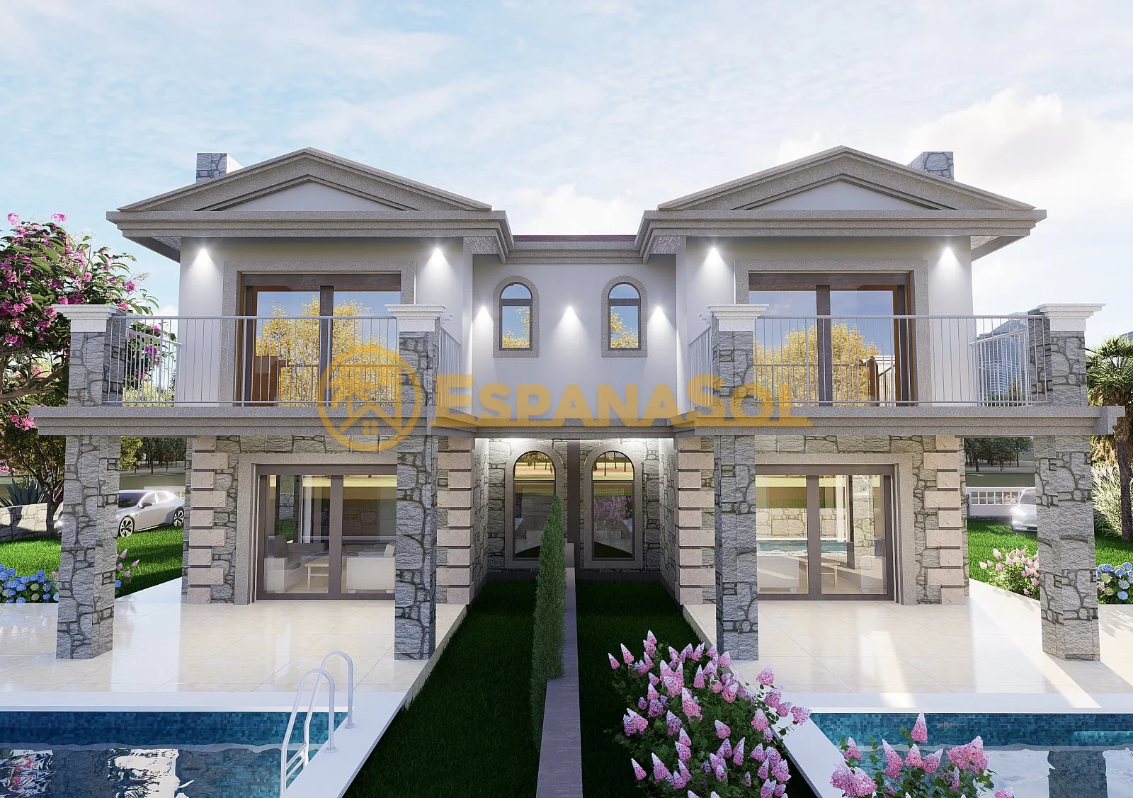 Villa con piscina y jardín junto al mar — Çeşme, Izmir en İzmir (zdjÄ™cie 4)