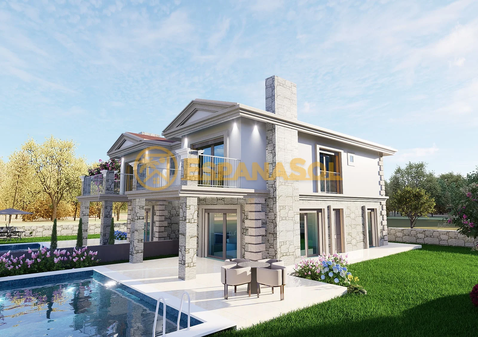 Villa con piscina y jardín junto al mar — Çeşme, Izmir en İzmir (zdjÄ™cie 5)