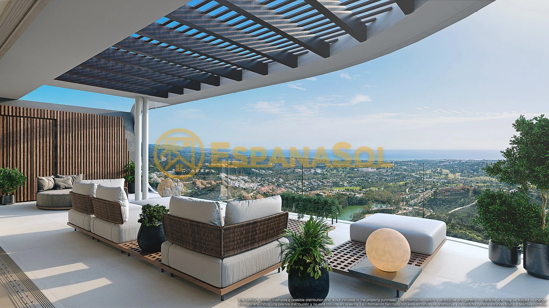 Apartment mit Seeblick — Country Club in Benahavís