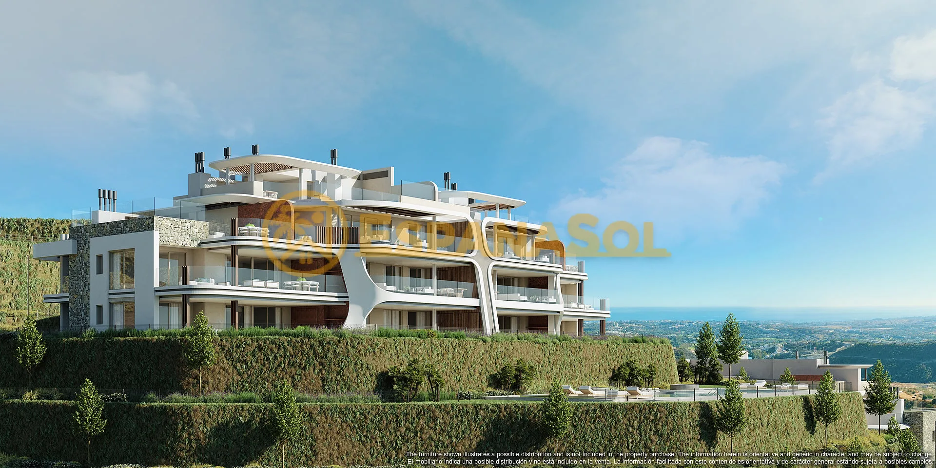 Lake View Flat — Country Club in Benahavis in Málaga (zdjÄ™cie 2)
