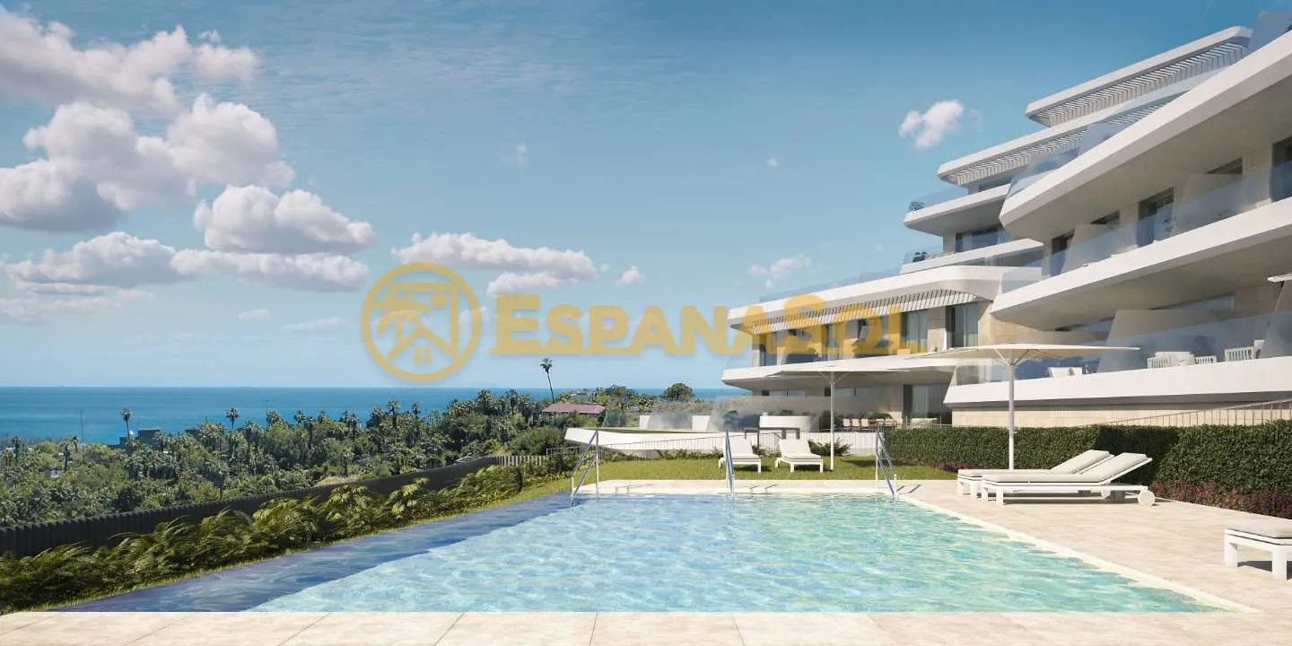Flats with Indoor Pool and Sea Views — Estepona