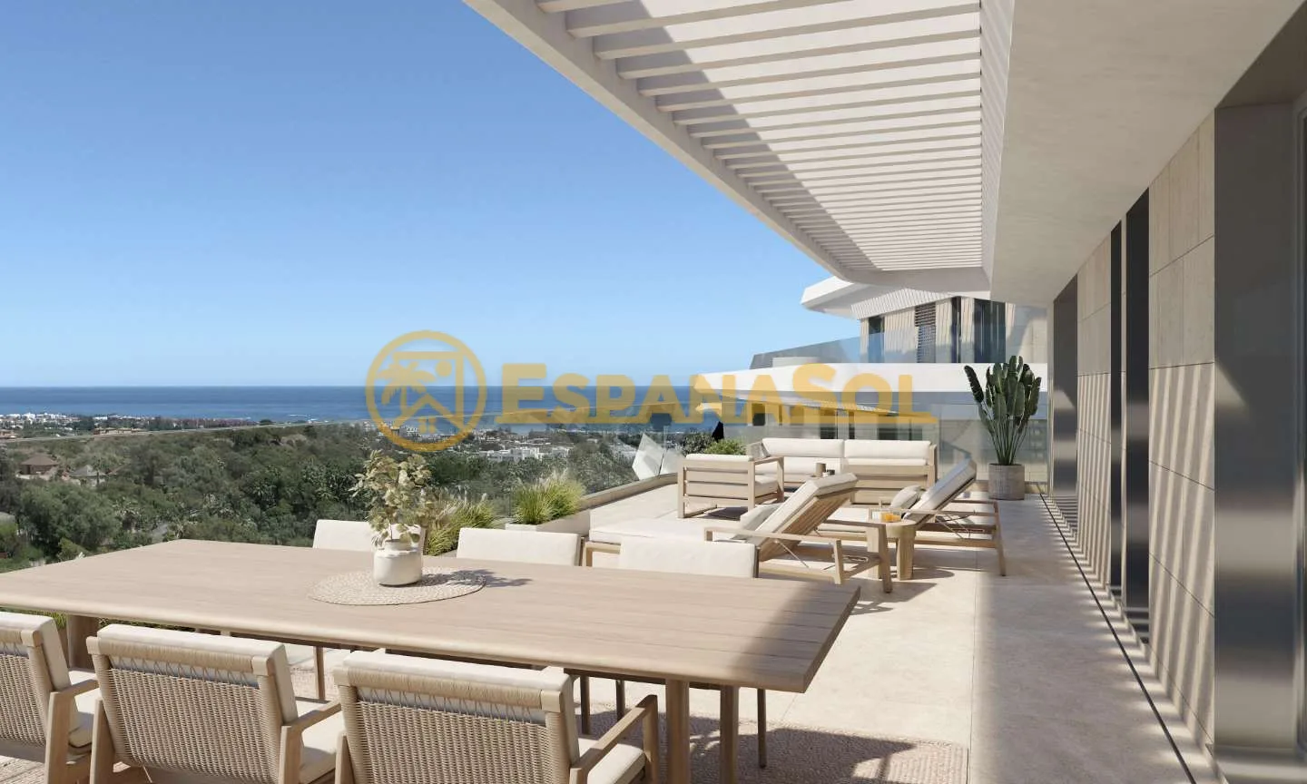Apartments mit Hallenbad und Meerblick — Estepona in Málaga (zdjÄ™cie 3)