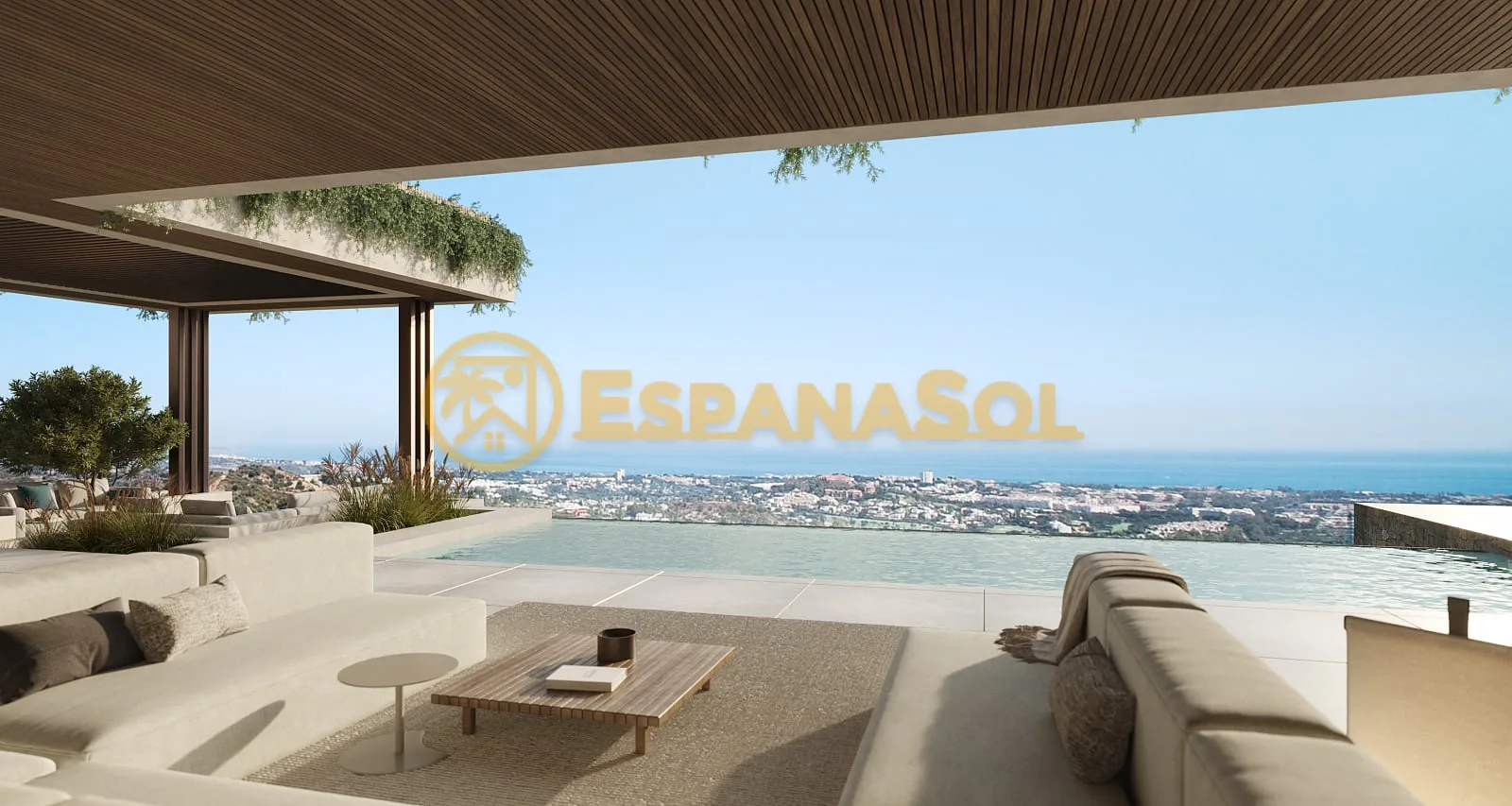 Sea-View Villa — Gated Estate in Benahavís in Málaga (zdjÄ™cie 3)
