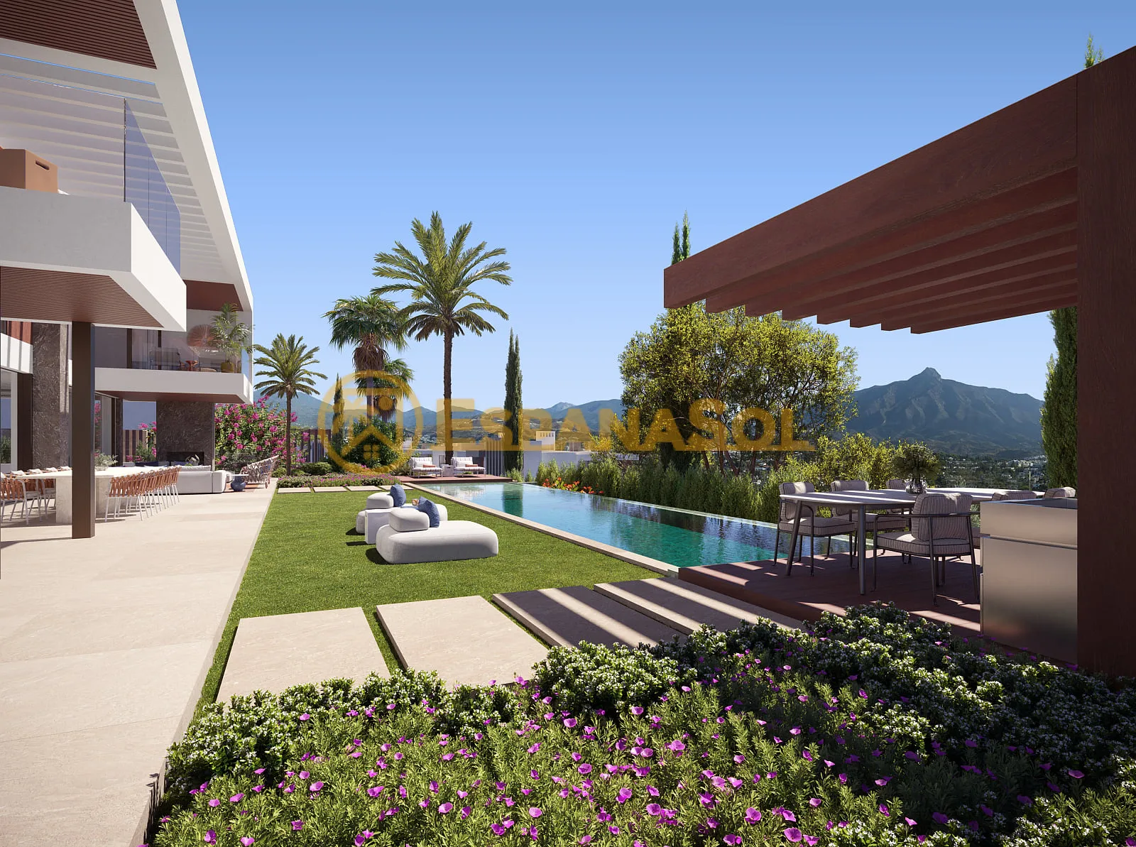 Luksusowe, Wolnostojące Wille Blisko Puerto Banus w Marbelli w Málaga (zdjÄ™cie 5)