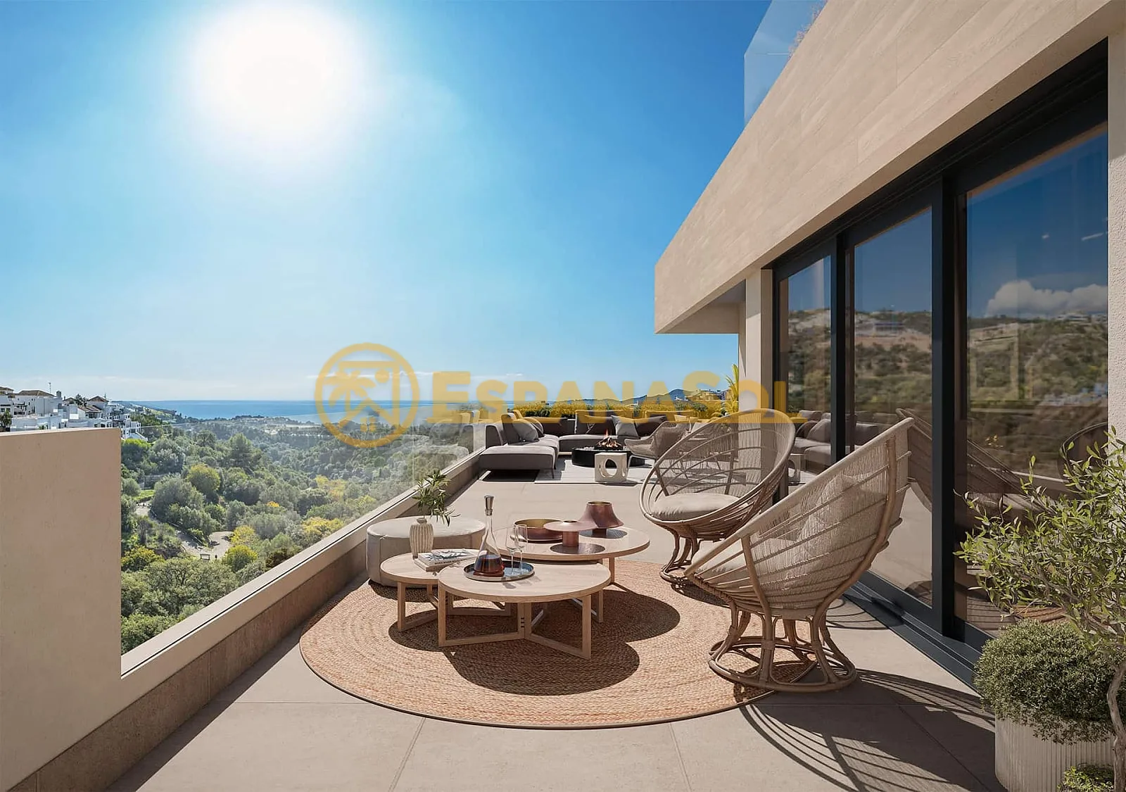 Apartamentos con piscina infinity y vistas al mar — Marbella en Málaga (zdjÄ™cie 2)