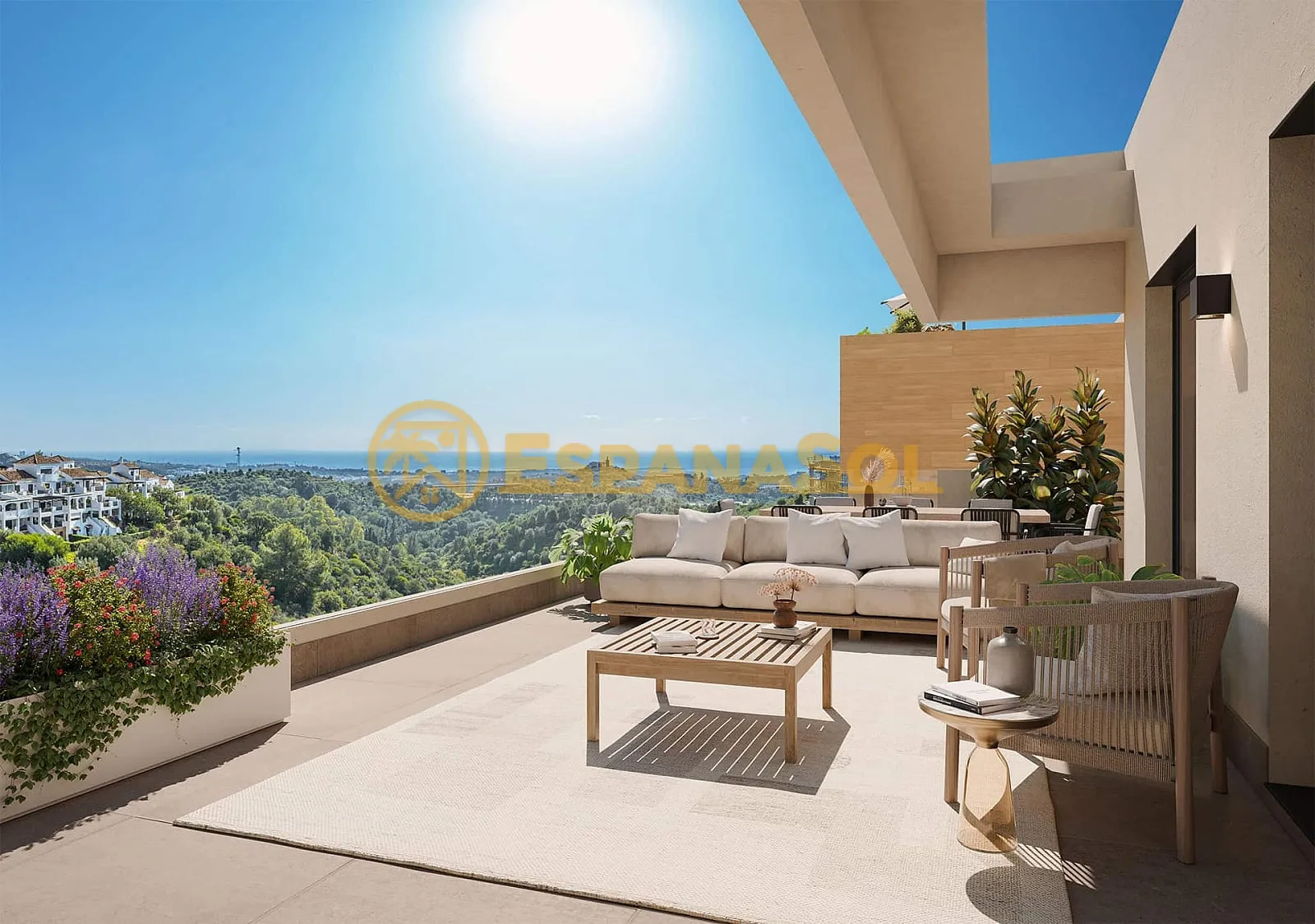 Apartamentos con piscina infinity y vistas al mar — Marbella en Málaga (zdjÄ™cie 4)