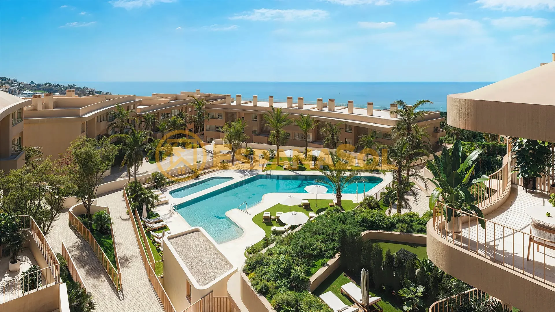 Homes surrounded by mediterranean views in fuengirola