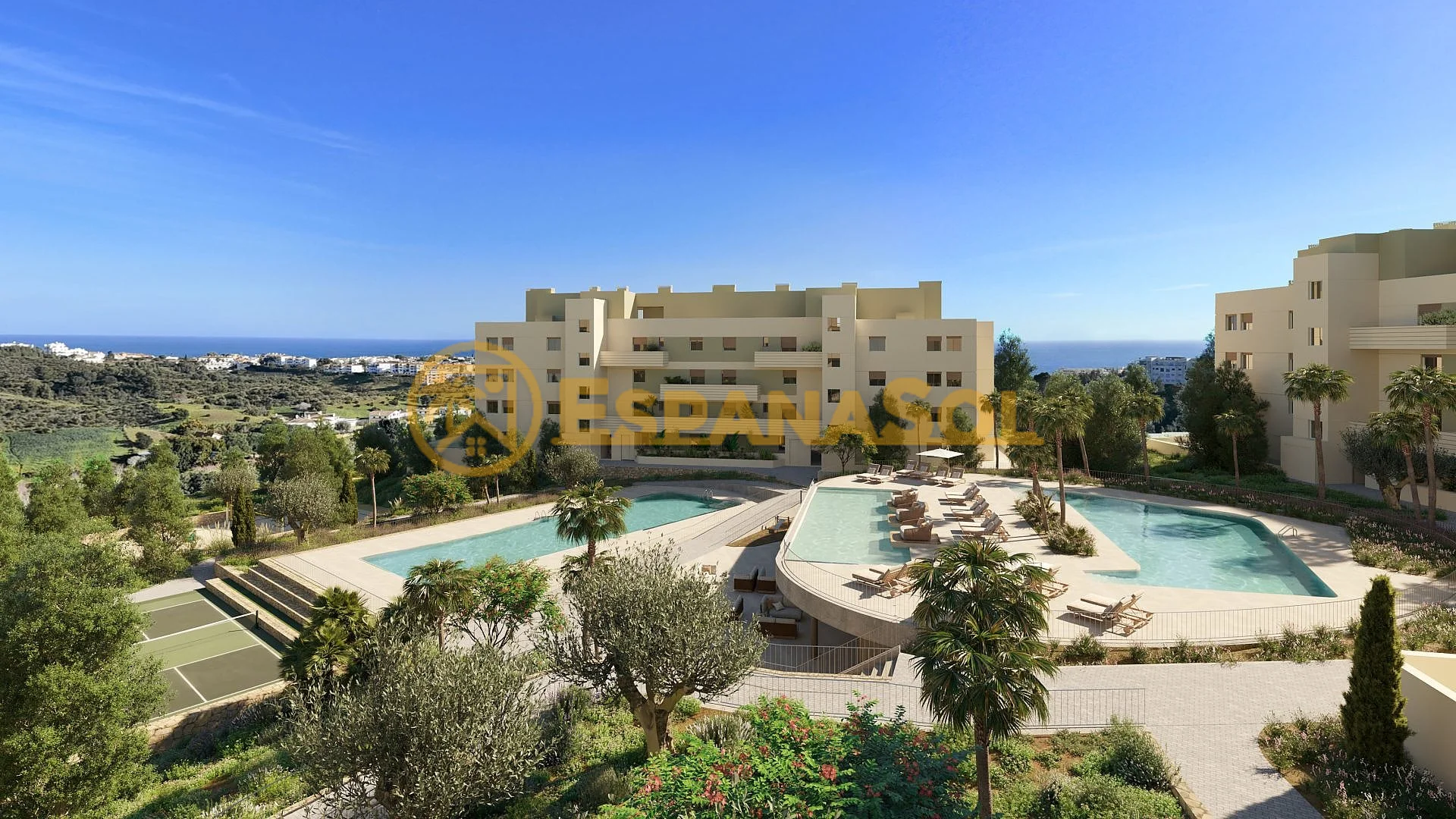 Apartamenty z Udogodnieniami Wellness w Mijas w Maladze