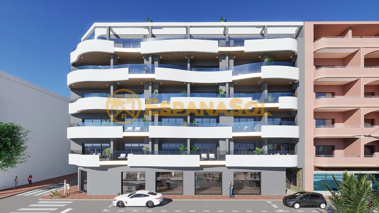 Rooftop Pool Flat — 100 m from the Beach in Torrevieja in Alicante (zdjÄ™cie 4)