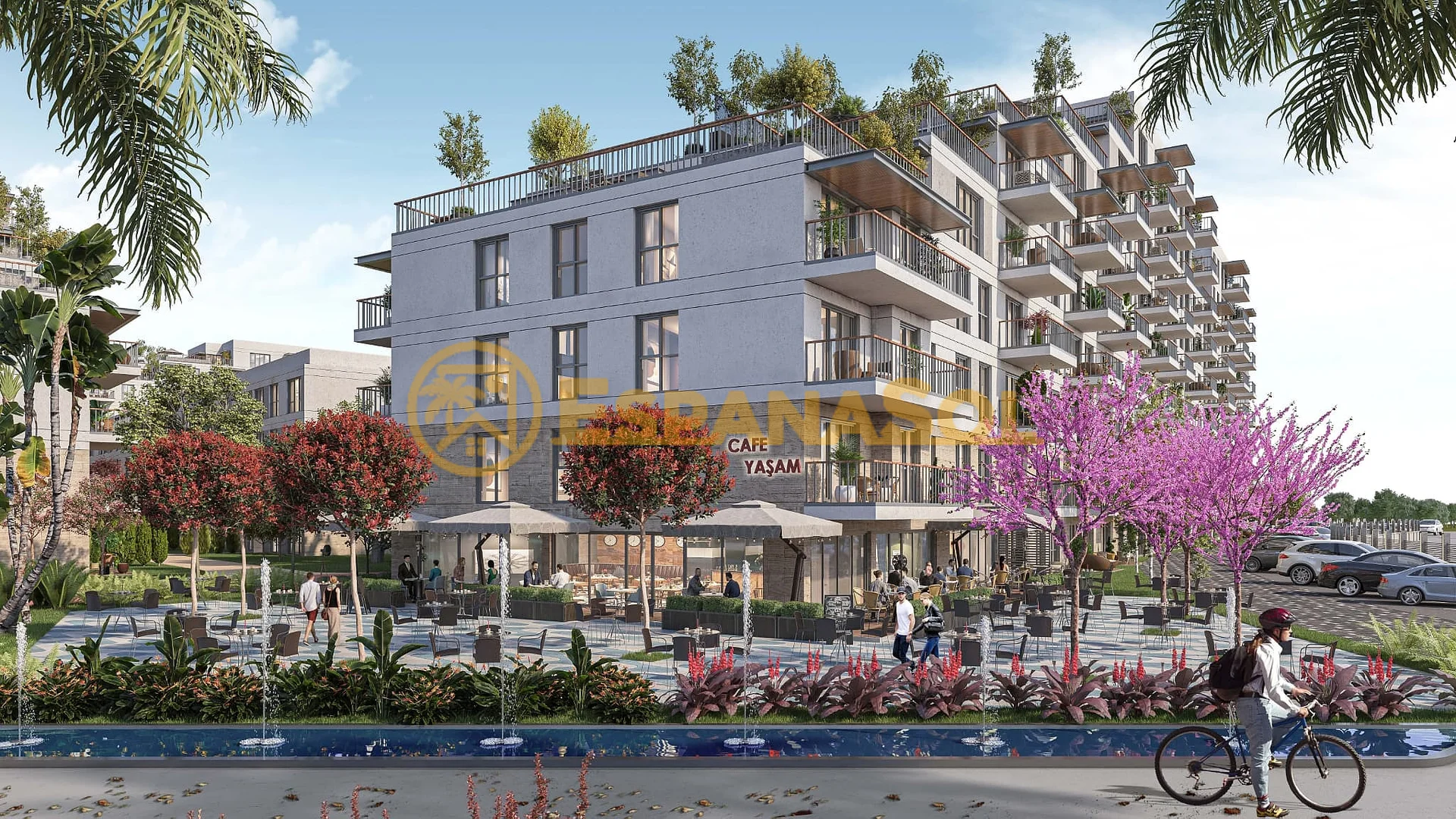 Apartments with Pool and Tennis Court — Altıntaş, Antalya in Antalya (zdjÄ™cie 4)