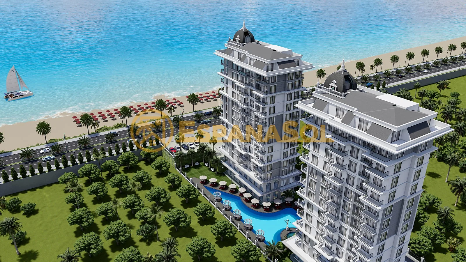 Beachfront Flats — Mahmutlar, Alanya in Antalya (zdjÄ™cie 3)