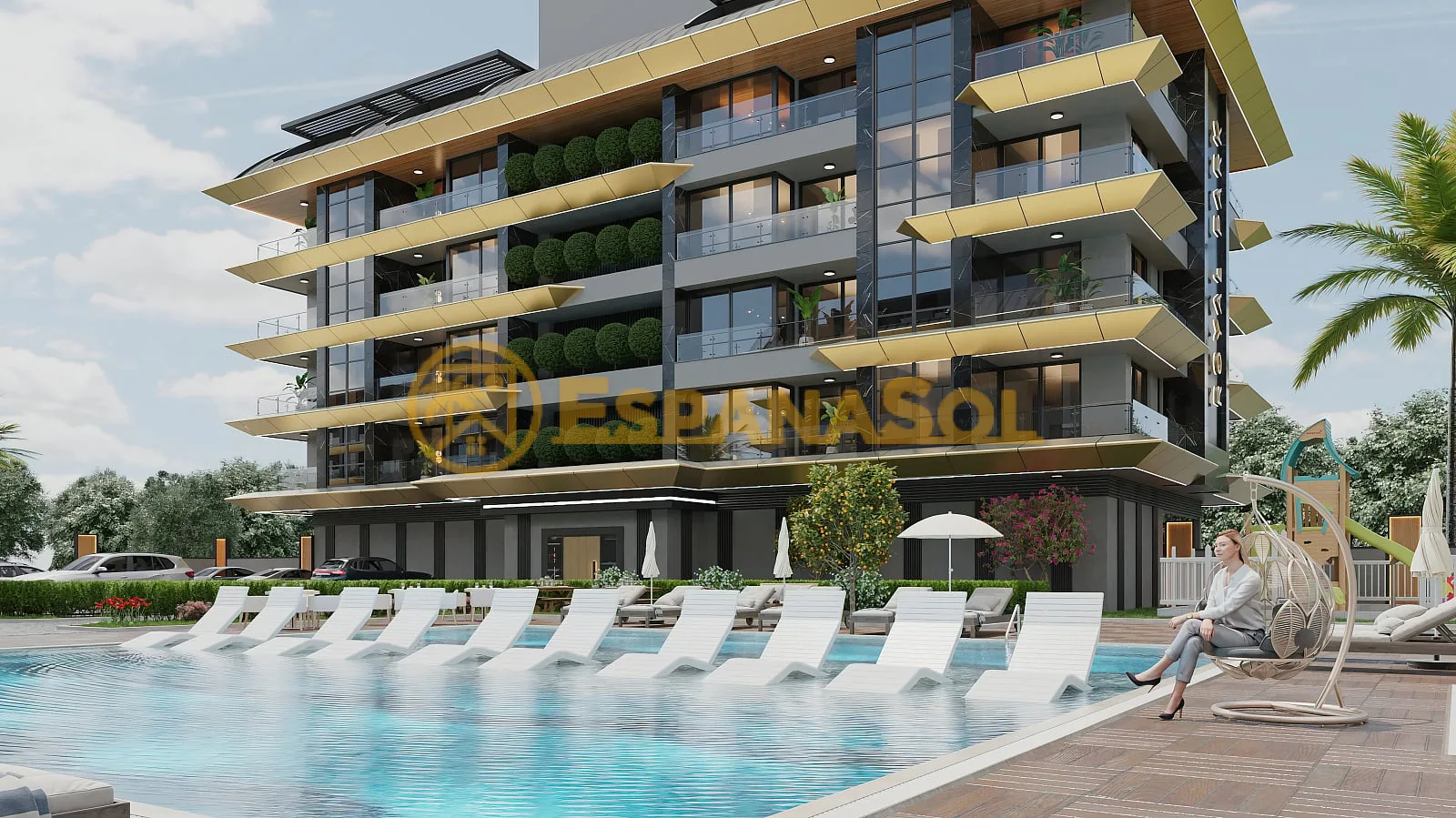 Apartamentos a 200 m de la playa — Kargıcak, Alanya en Antalya (zdjÄ™cie 5)