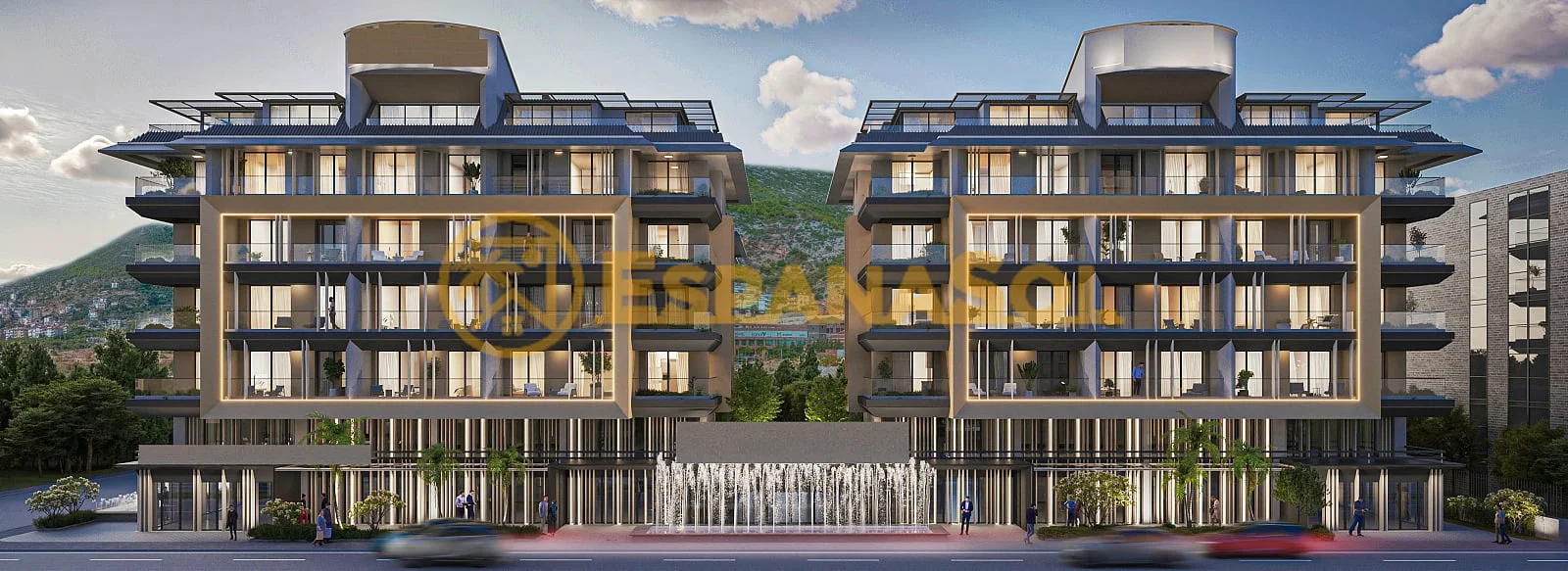 Apartamenty z Przepięknym Widokiem Blisko Plaży w Alanyi Kleopatra