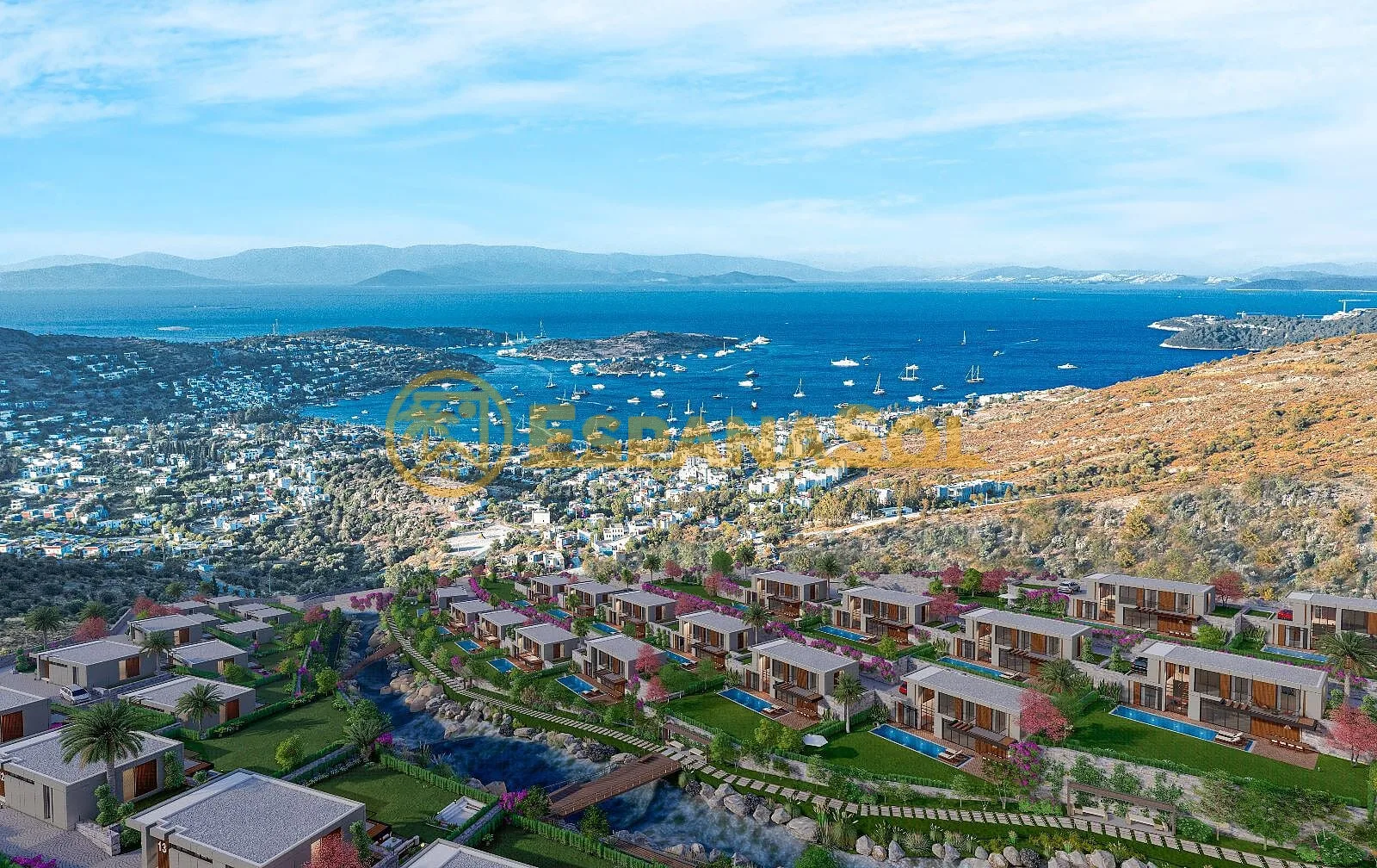 Villa with Private Pool and Sea Views — Turkbuku, Bodrum in Muğla (zdjÄ™cie 3)