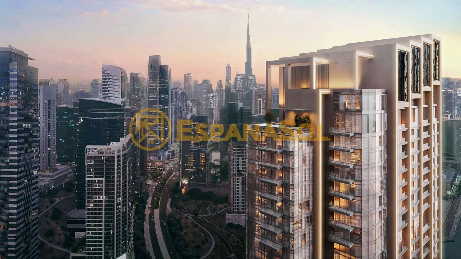Apartamento con vistas al Burj Khalifa — Business Bay, Dubái en Dubai (zdjÄ™cie 4)