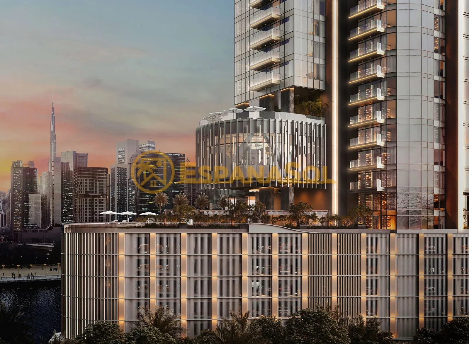 Apartamento con vistas al Burj Khalifa — Business Bay, Dubái en Dubai (zdjÄ™cie 5)