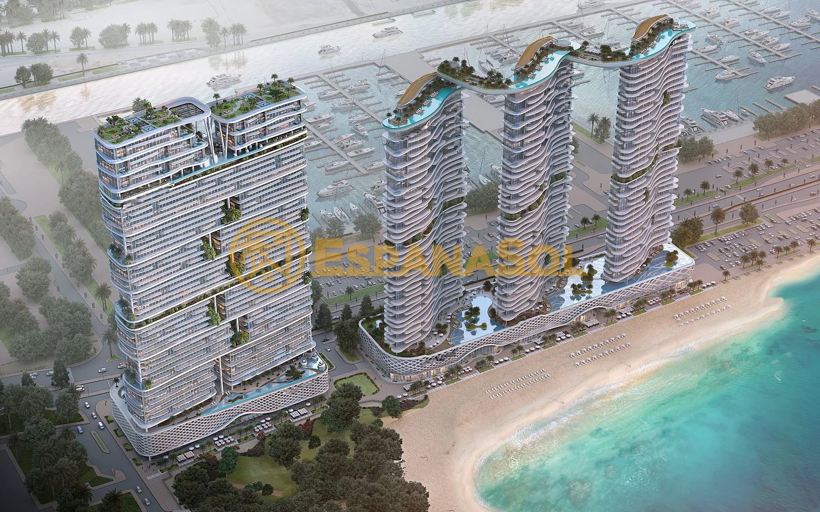 Private Pool Apartments — Dubai Harbour, Cavalli Project in Dubai (zdjÄ™cie 3)