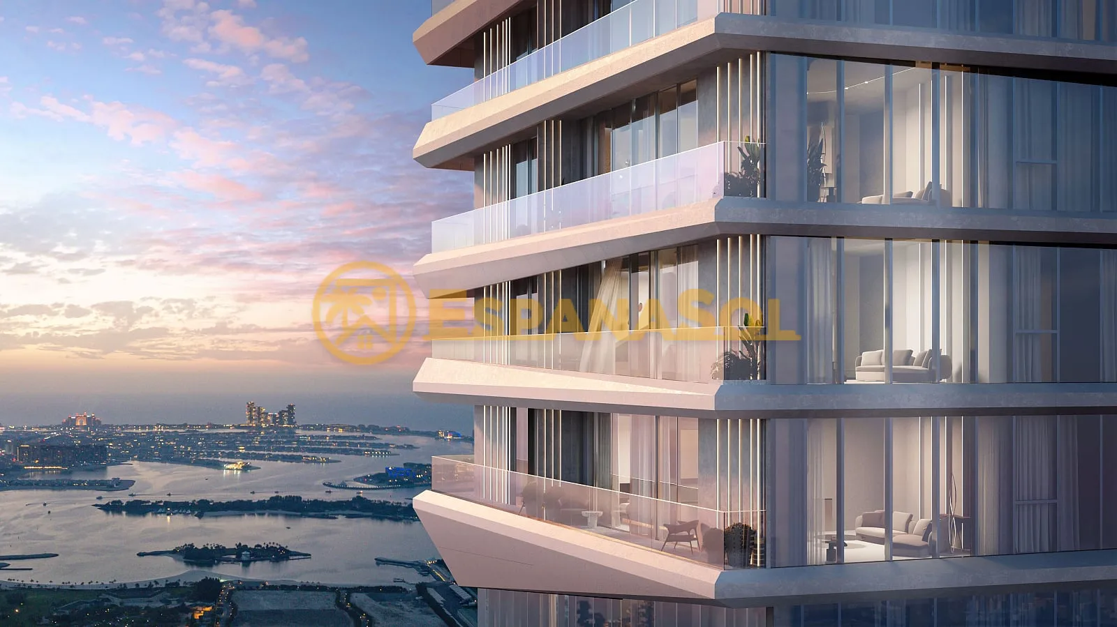 Apartamento en Dubai Internet City — vistas al Palm Jumeirah y la Marina en Dubai (zdjÄ™cie 3)
