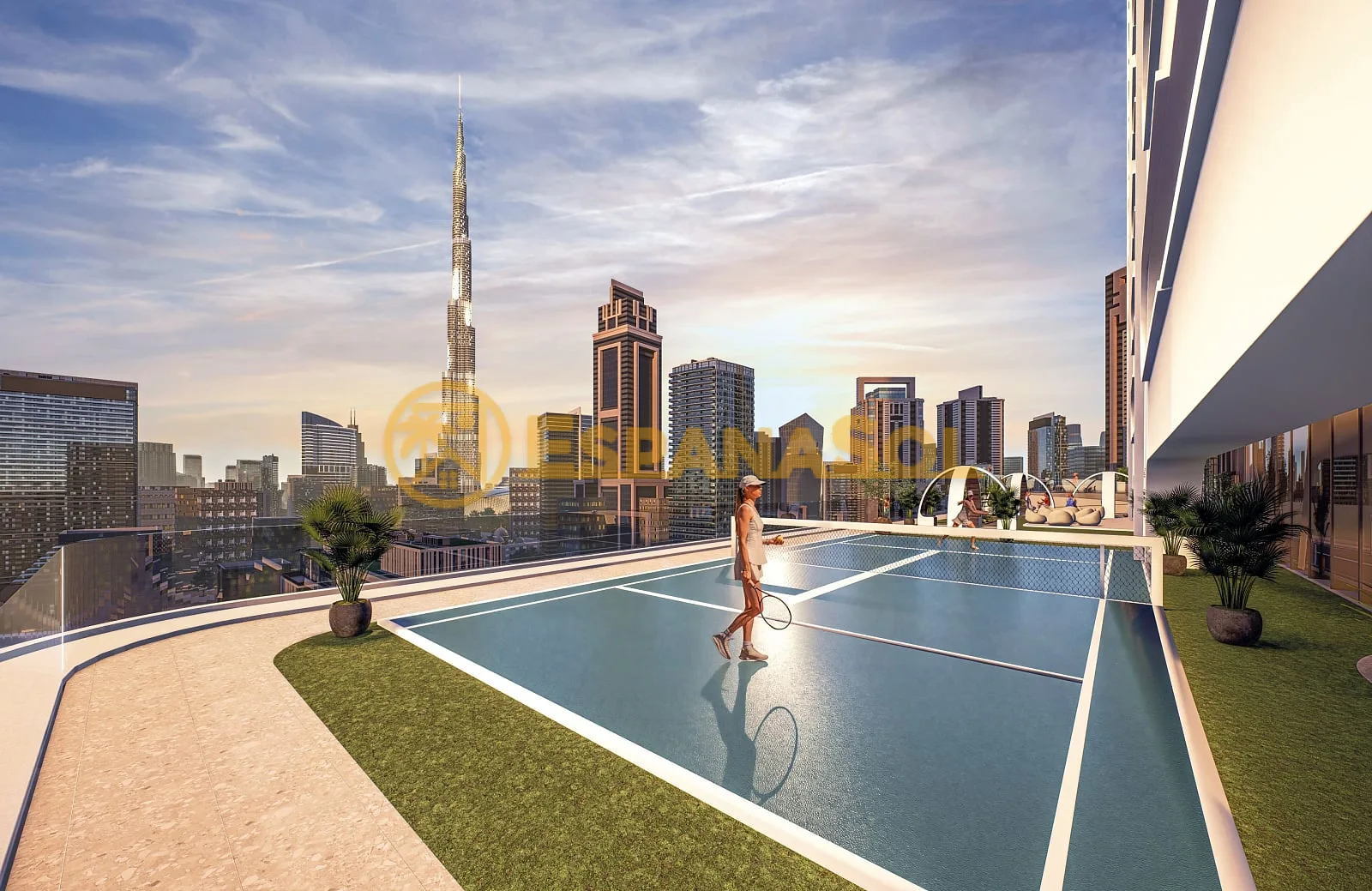 Möblierte Apartments mit Pool — Business Bay, Dubai in Dubai (zdjÄ™cie 4)