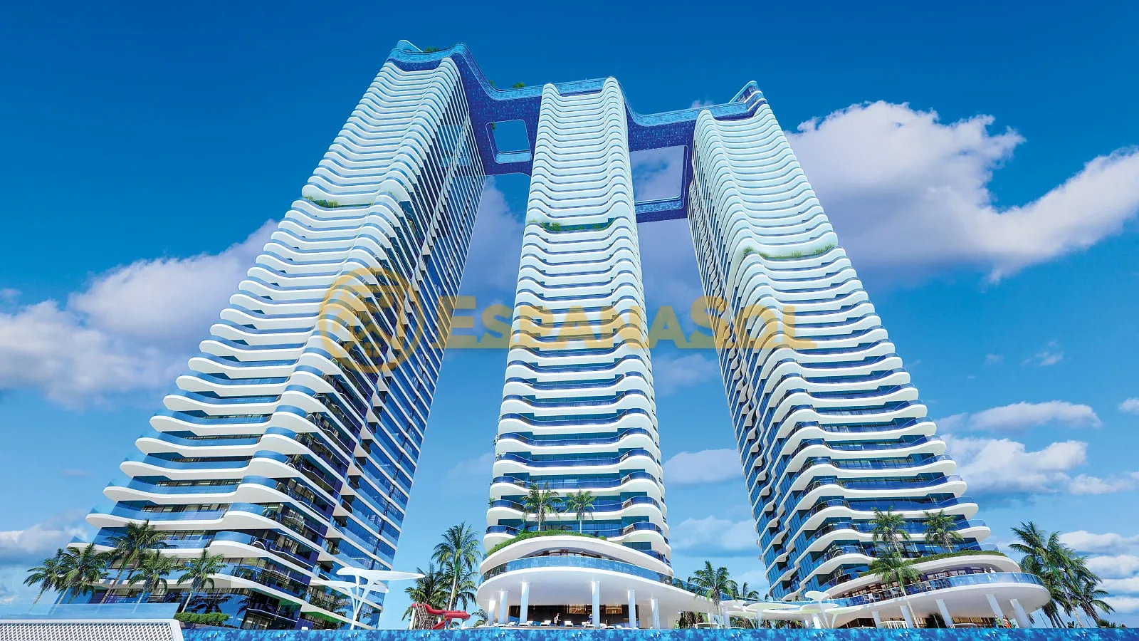 Apartamento con piscina en el balcón — Dubai Maritime City en Dubai (zdjÄ™cie 2)