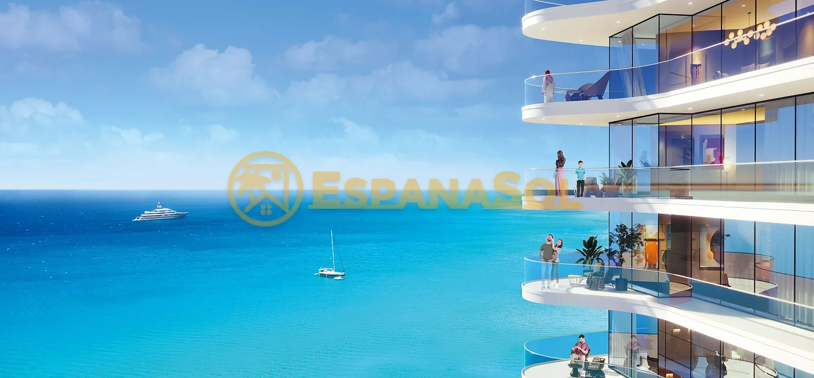 Apartamento con piscina en el balcón — Dubai Maritime City en Dubai (zdjÄ™cie 4)