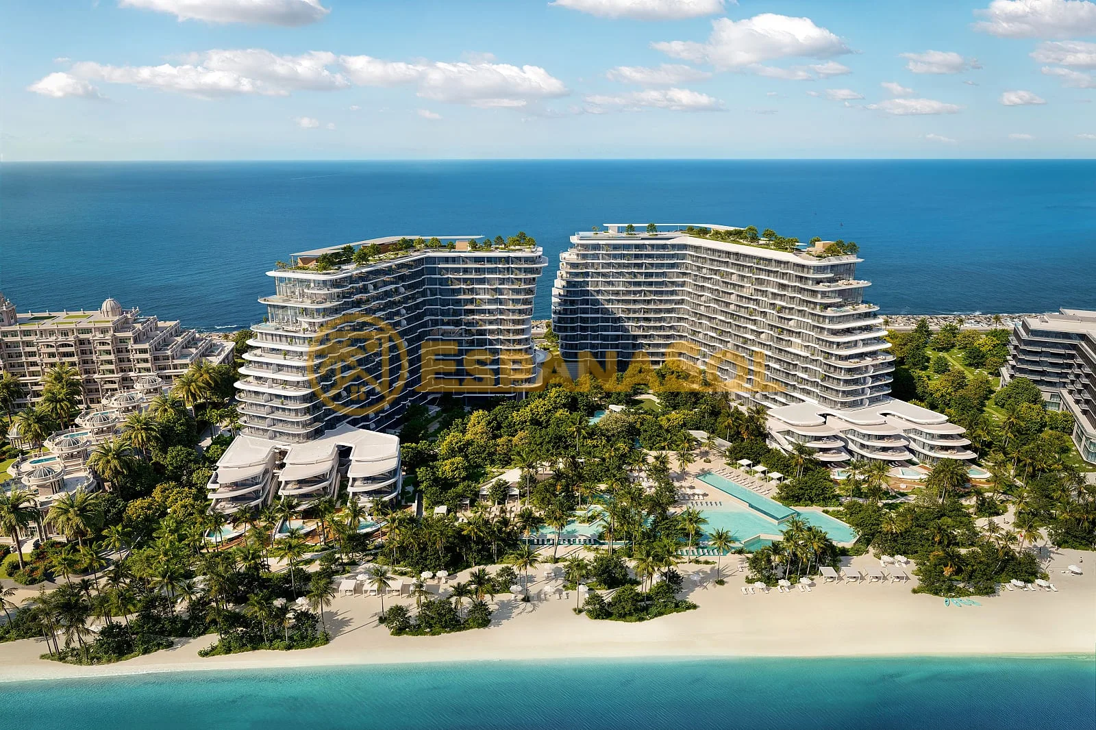 Residenzen mit Pool auf Palm Jumeirah — Dubai