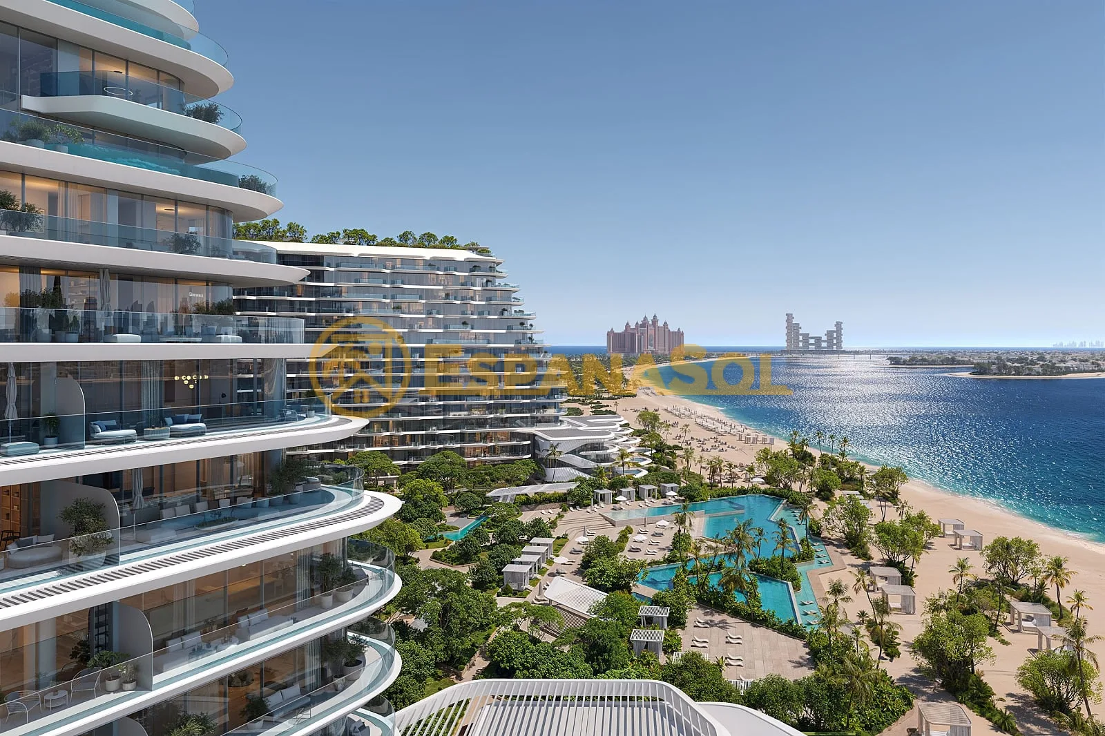 Residencias con piscina en Palm Jumeirah — Dubái en Dubai (zdjÄ™cie 5)