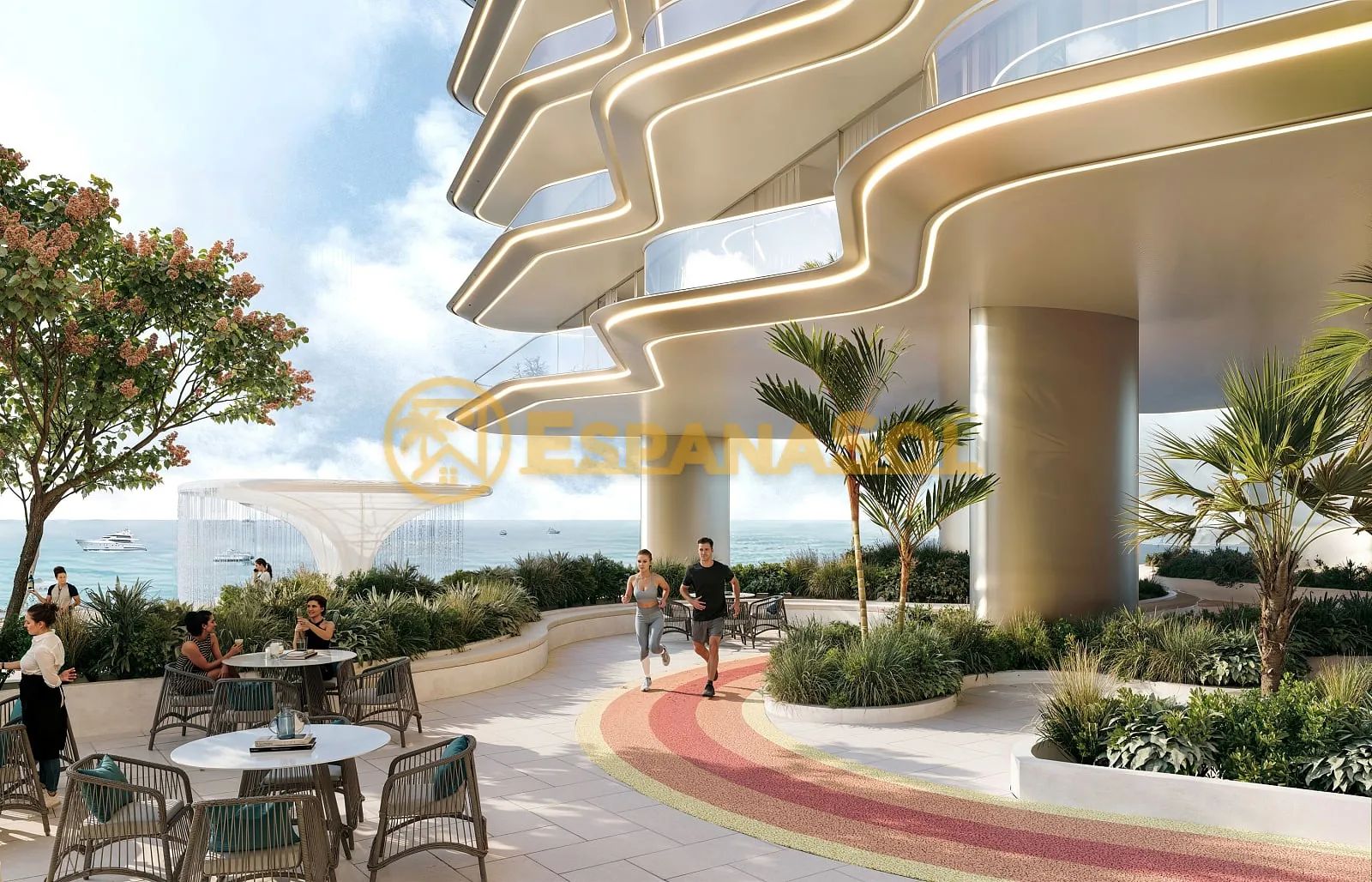 Apartamentos con vistas al mar — Dubai Maritime City, 60 plantas en Dubai (zdjÄ™cie 2)