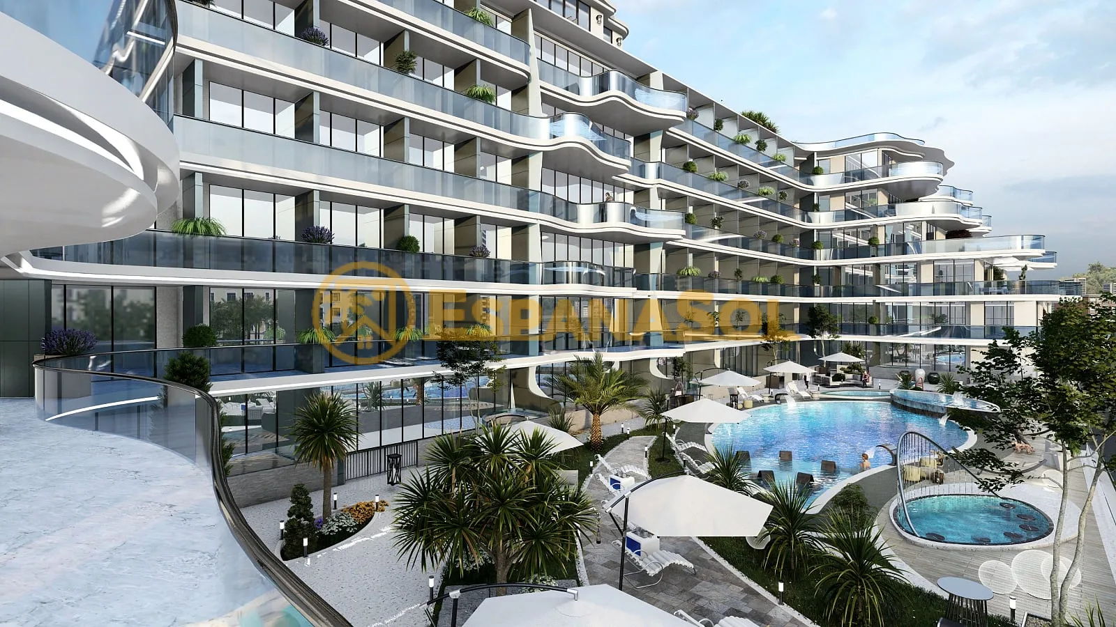 Apartamentos estilo resort con cine al aire libre — Dubai Production City en Dubai (zdjÄ™cie 2)