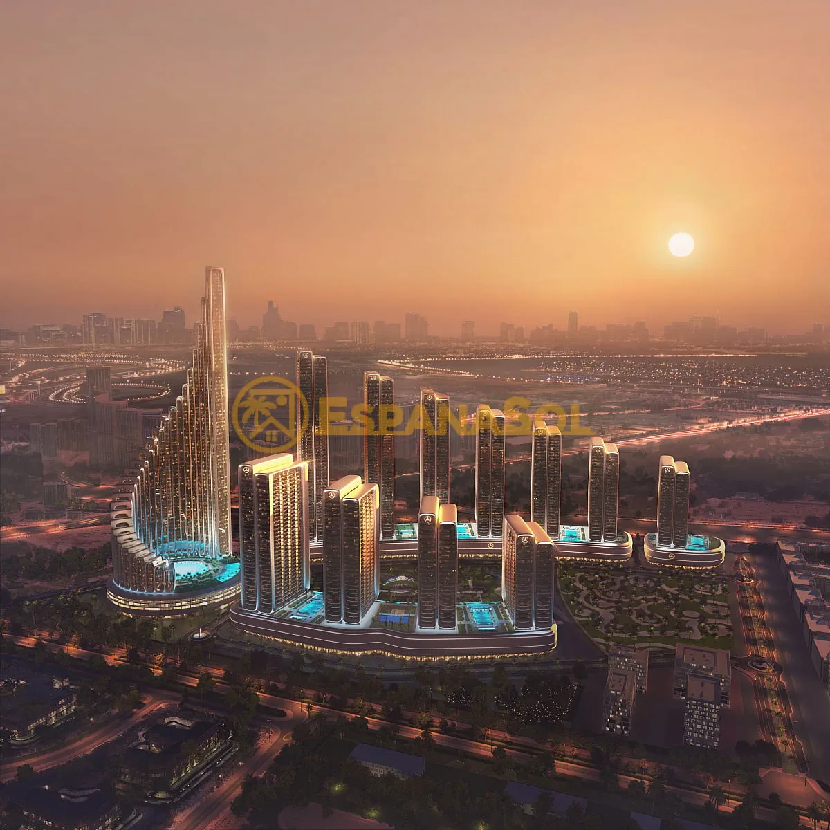 Apartamentos Mercedes-Benz Places — circuito Meydan, Dubái en Dubai (zdjÄ™cie 3)