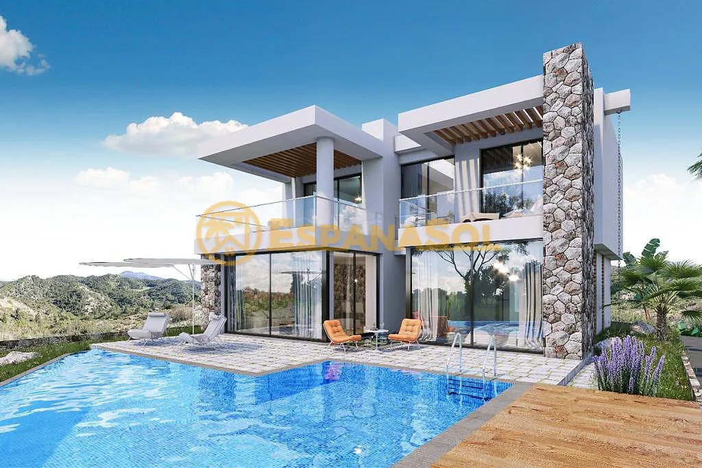 Villa con piscina privada y jardín — Bahceli, Norte de Chipre