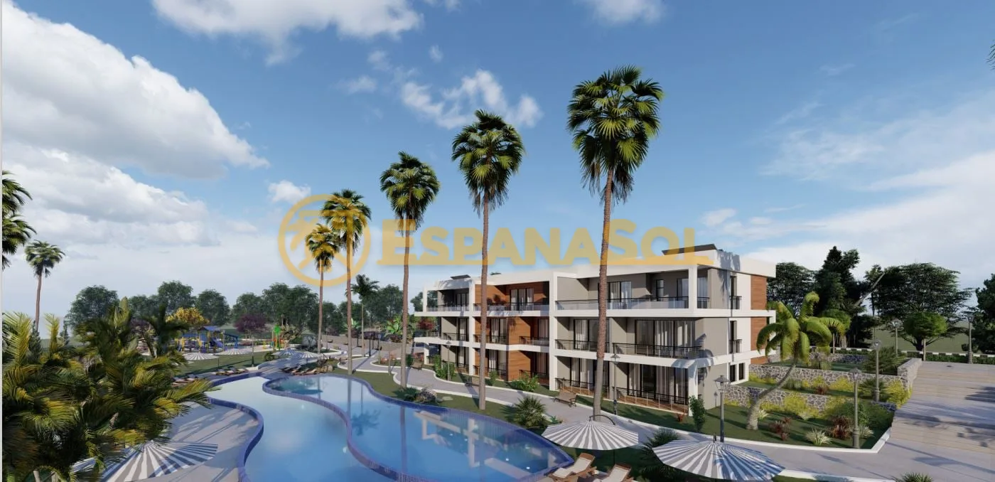 Apartamento con piscina cubierta — a 300 m del mar, Esentepe, Girne en Chipre del Norte (zdjÄ™cie 2)