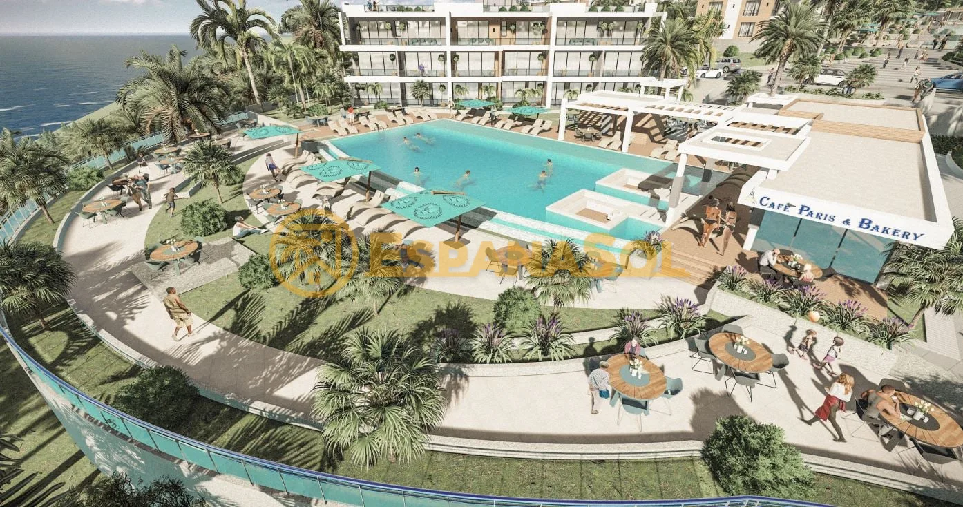 Apartamento con piscina cubierta — a 300 m del mar, Esentepe, Girne en Chipre del Norte (zdjÄ™cie 3)
