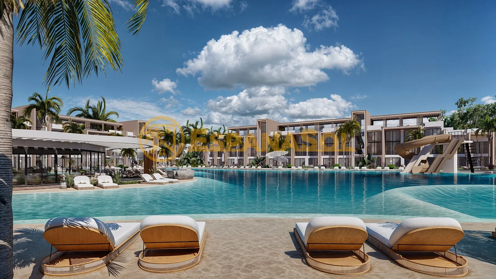 Apartments with rich on site amenities in north cyprus iskele