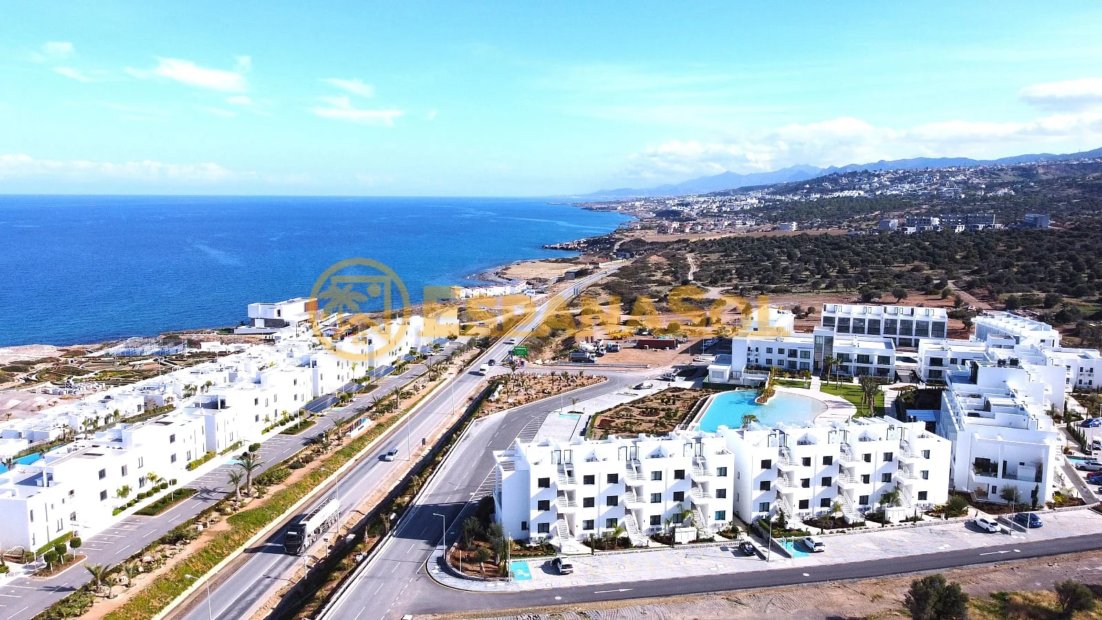 Sea and mountain view flats for sale in girne north cyprus