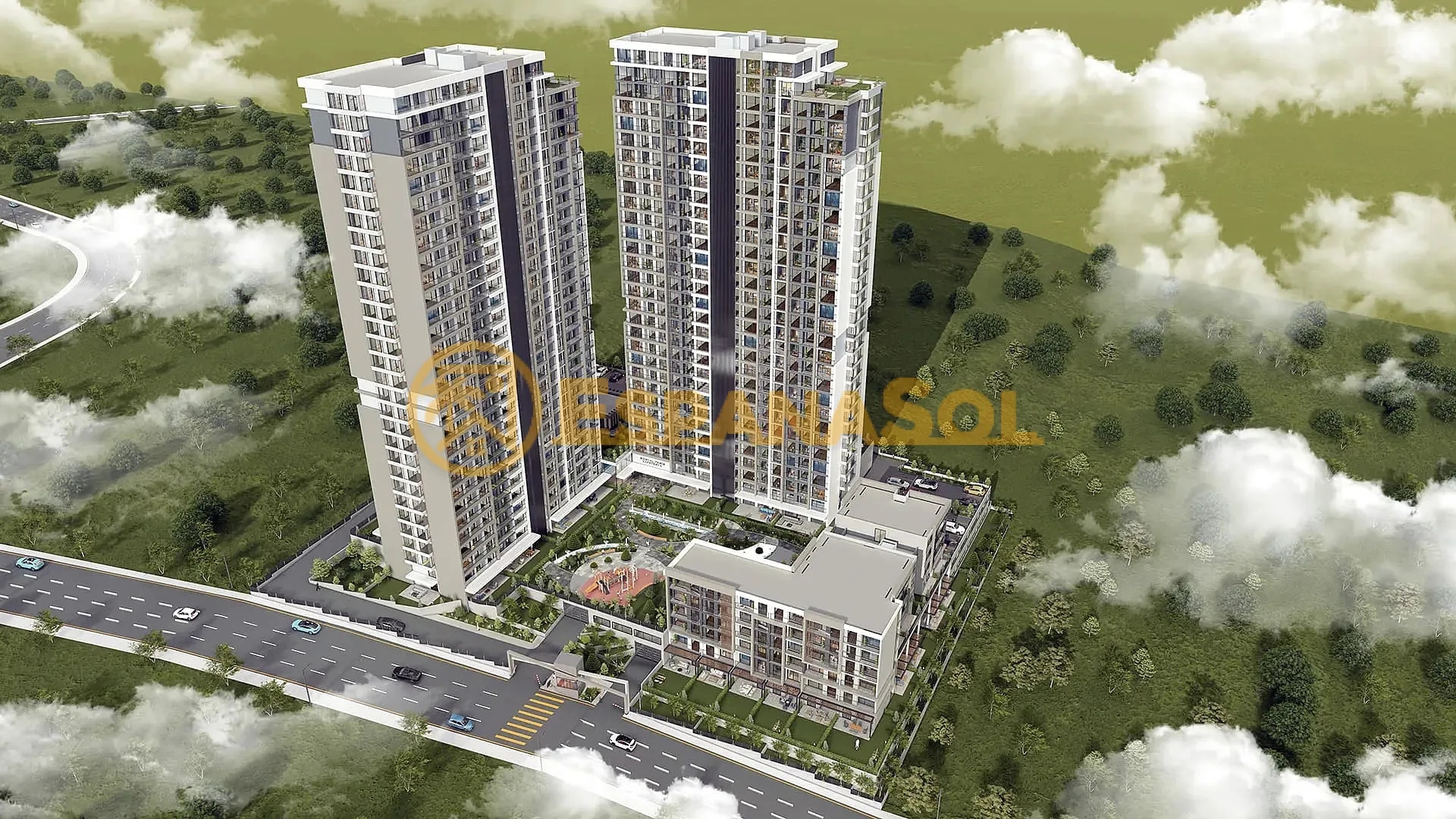 2-Zimmer-Wohnung mit Pool — Gölbaşı, Ankara in Ankara (zdjÄ™cie 2)