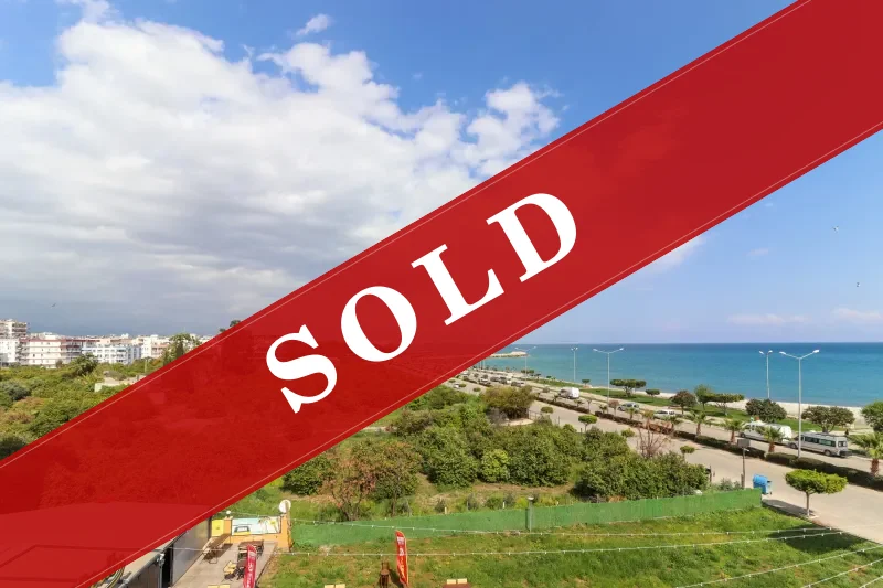 Wohnung mit Meerblick — 50 m vom Strand in Erdemli, Mersin