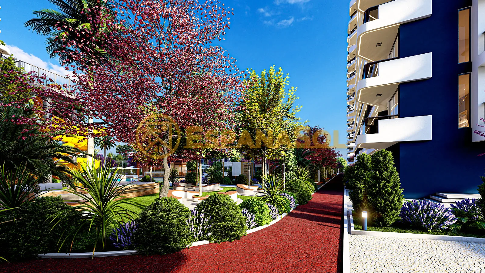 Apartments in Meeresnähe in Mersin — Komplex mit Aquapark in Mersin (zdjÄ™cie 5)