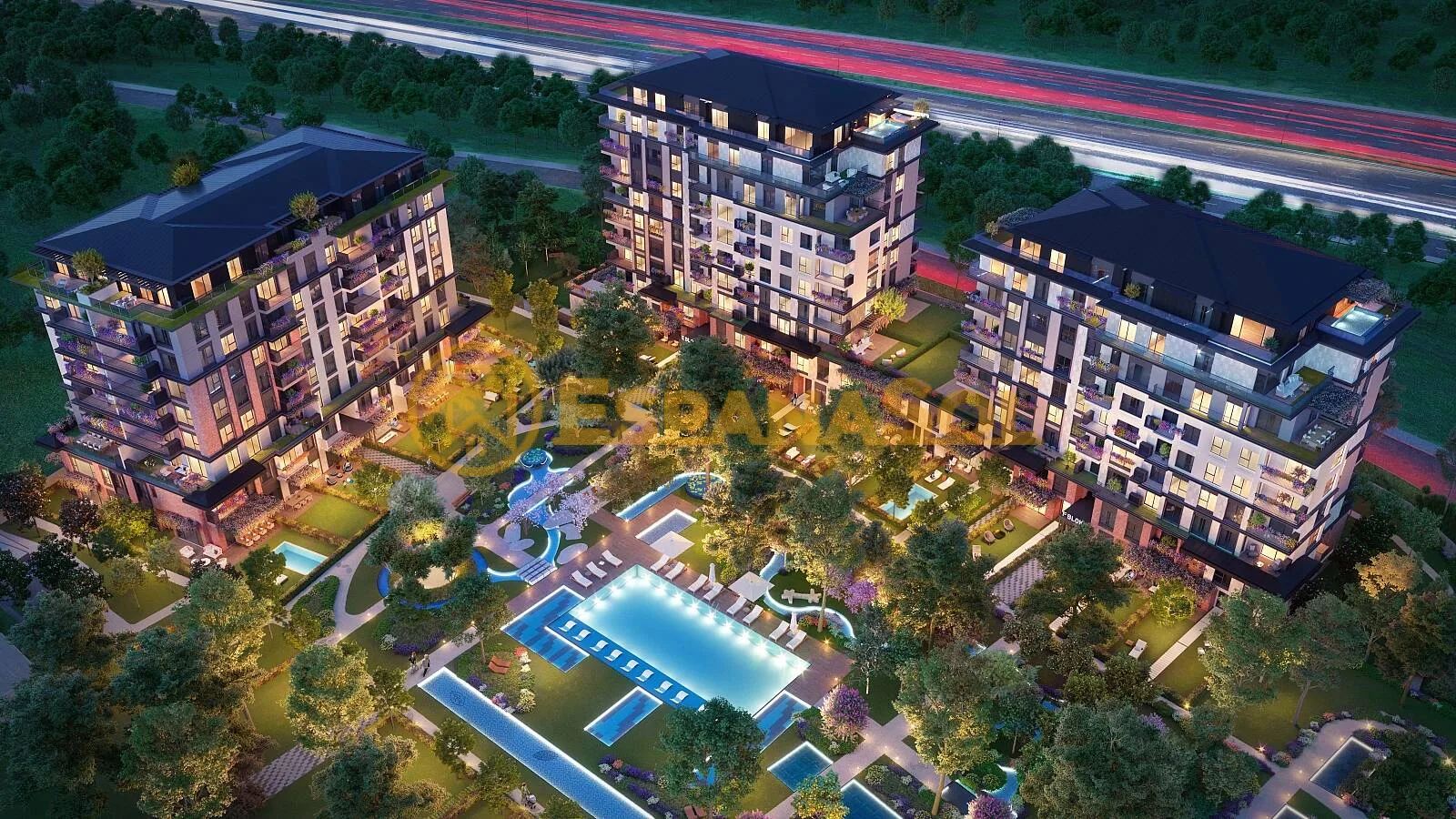 Flats with a Pool in Sariyer — Istanbul's Green Lung