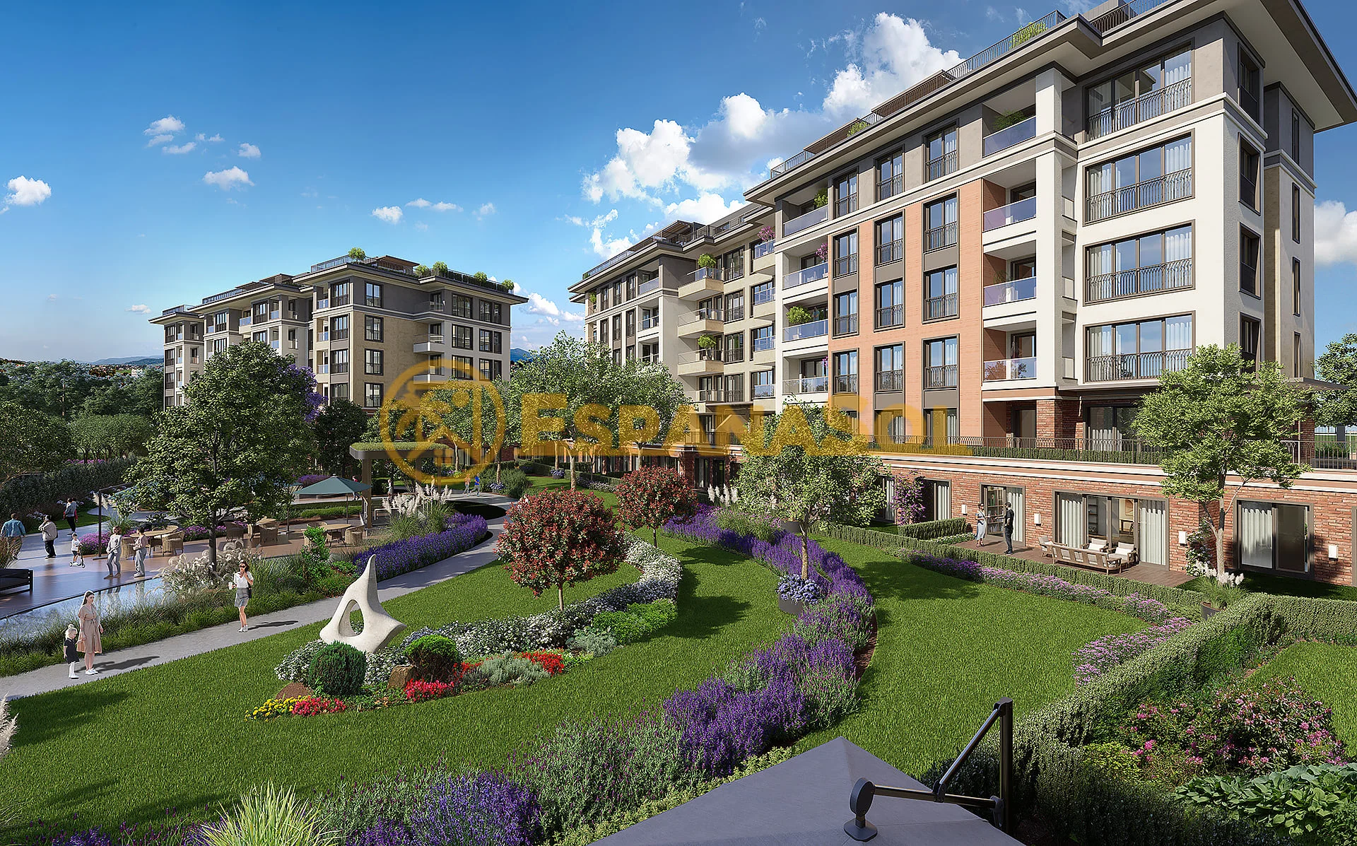 Apartments in a prime location within complex in istanbul