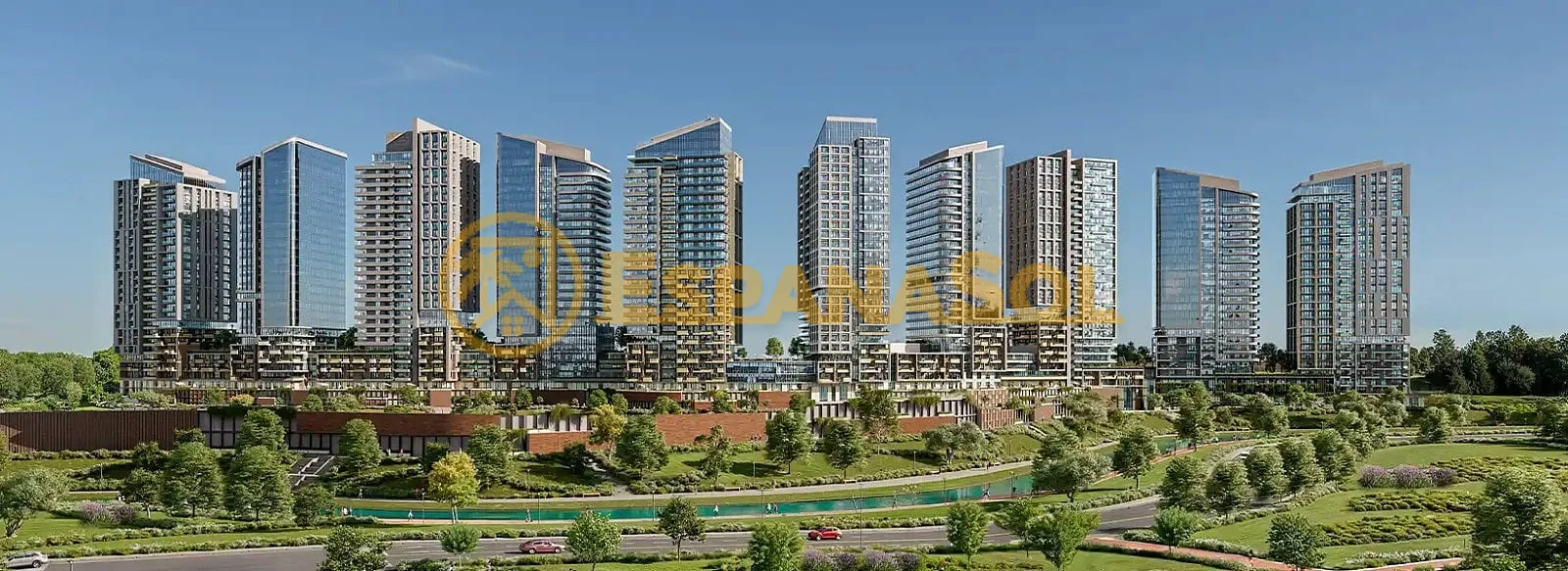 Apartments in a complex with rich on site amenities in istanbul