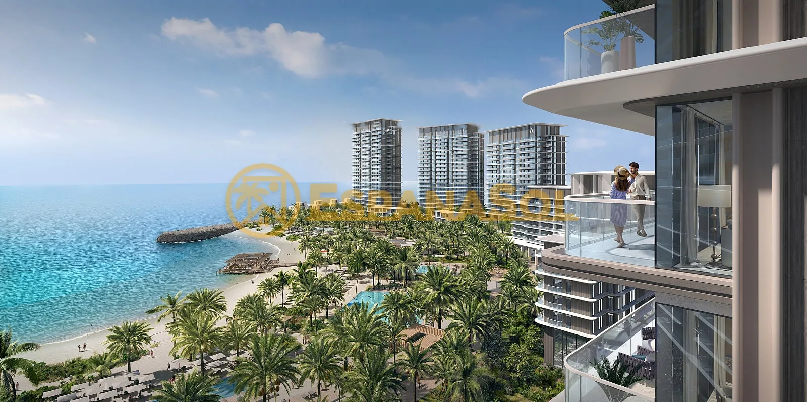 Apartamentos en Al Marjan Island — 600 m de playa, vistas al Golfo Árabe en Ras Al Khaimah (zdjÄ™cie 2)