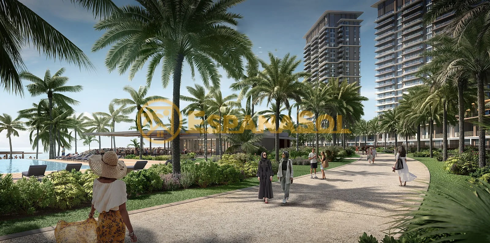 Apartamentos en Al Marjan Island — 600 m de playa, vistas al Golfo Árabe en Ras Al Khaimah (zdjÄ™cie 3)