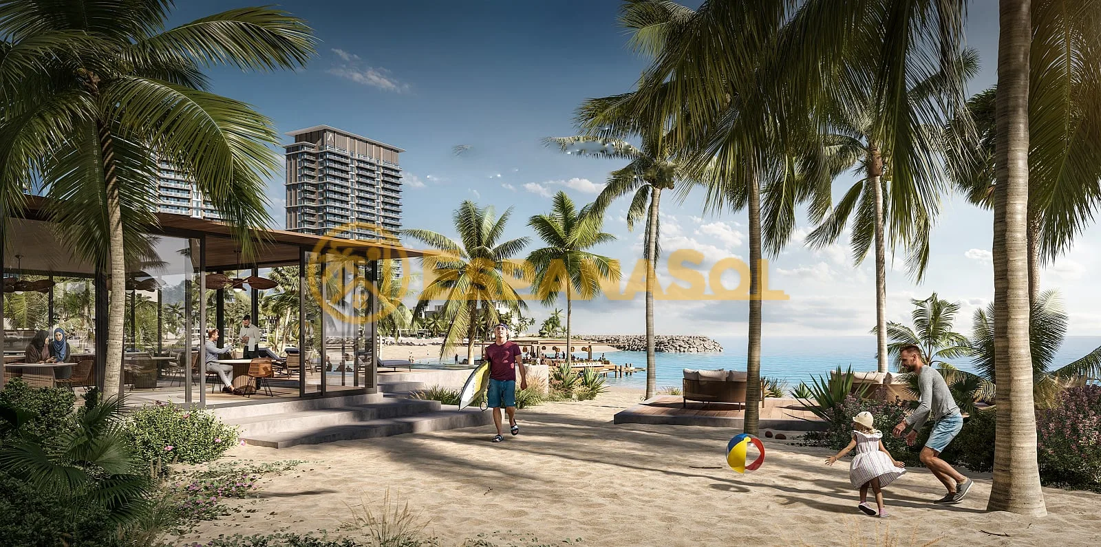 Apartamentos en Al Marjan Island — 600 m de playa, vistas al Golfo Árabe en Ras Al Khaimah (zdjÄ™cie 4)