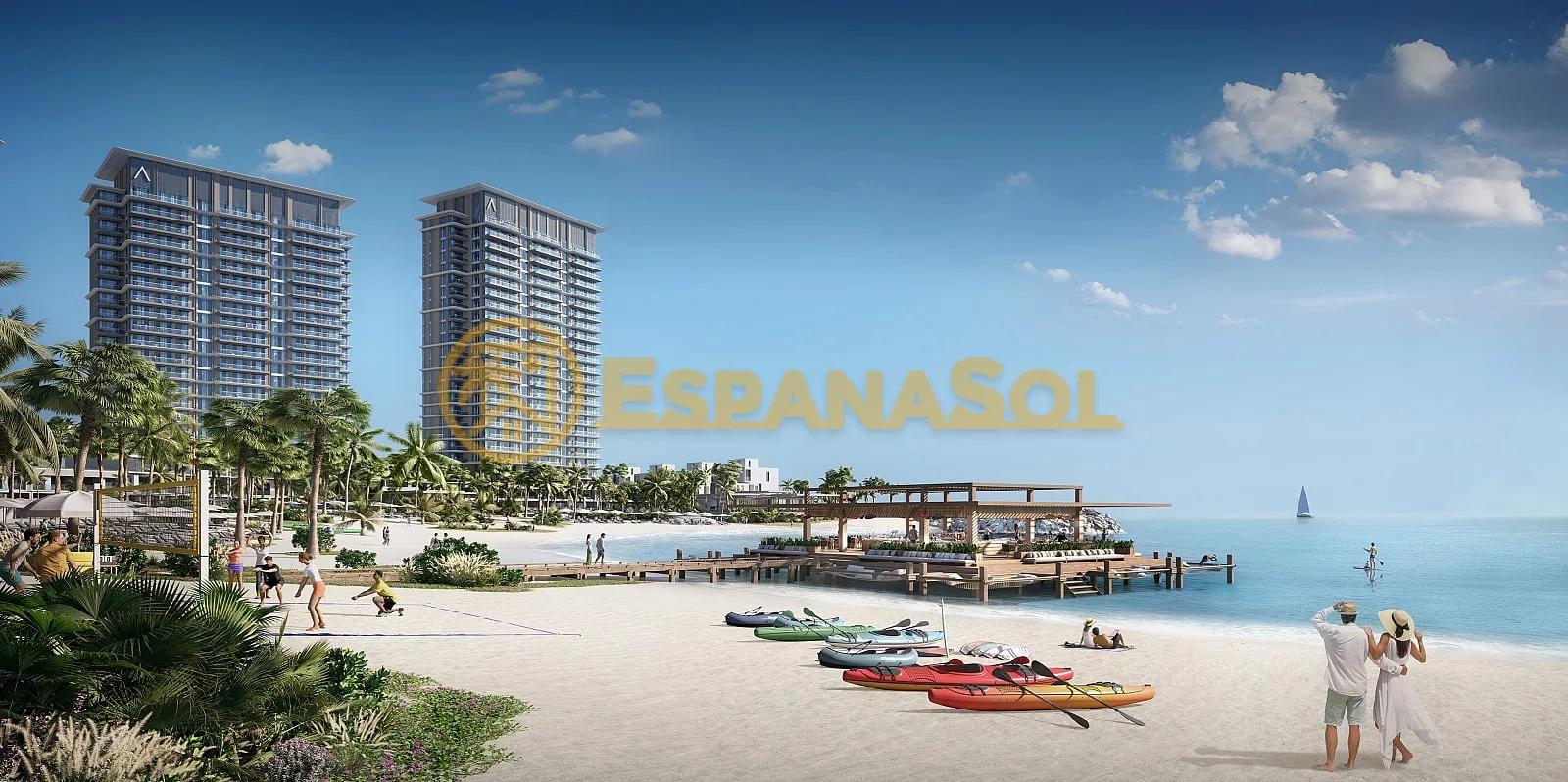 Apartamentos en Al Marjan Island — 600 m de playa, vistas al Golfo Árabe en Ras Al Khaimah (zdjÄ™cie 5)