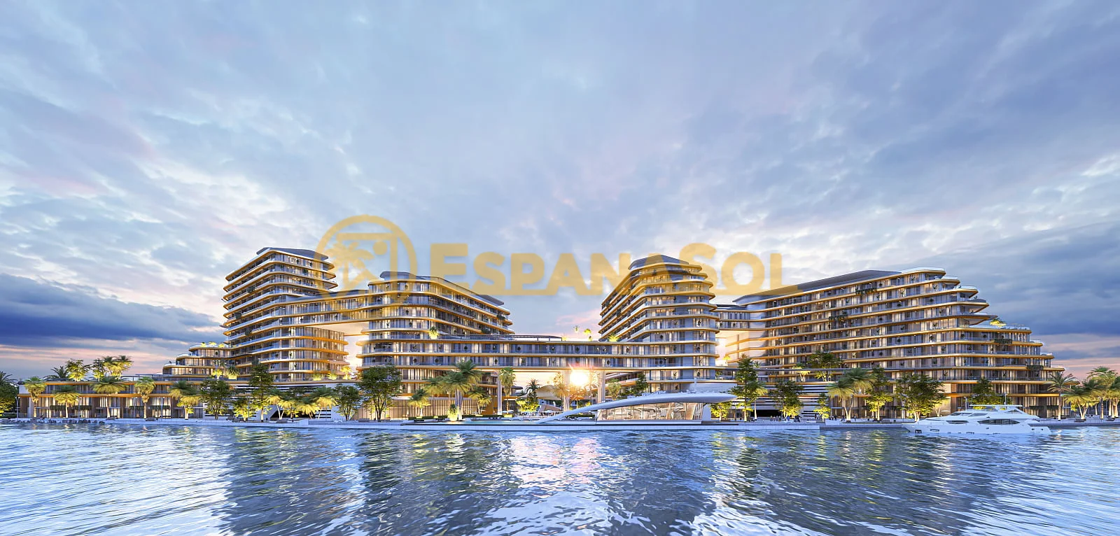 Beachfront apartments for sale en hayat island mina al arab
